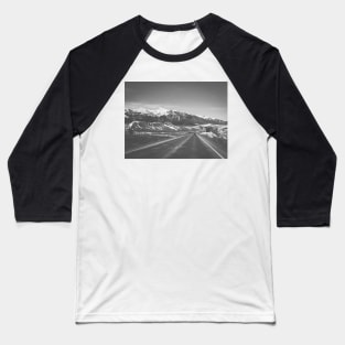 Colorado Mountains Road V2 Landscape Photography Baseball T-Shirt